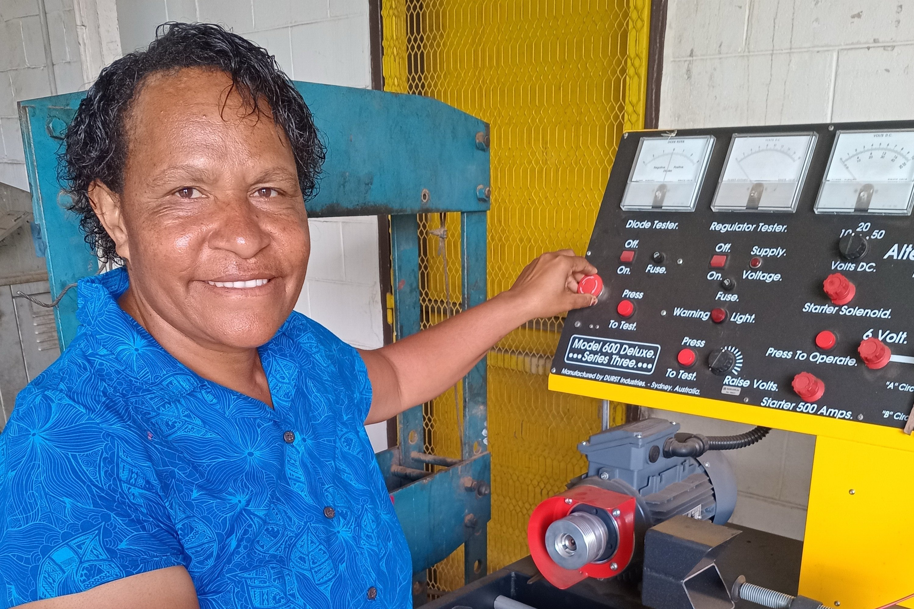 Regina Murang, a proud alumna of APTC, is now a Senior Trainer at the Mount Hagen Technical College in Papua New Guinea.