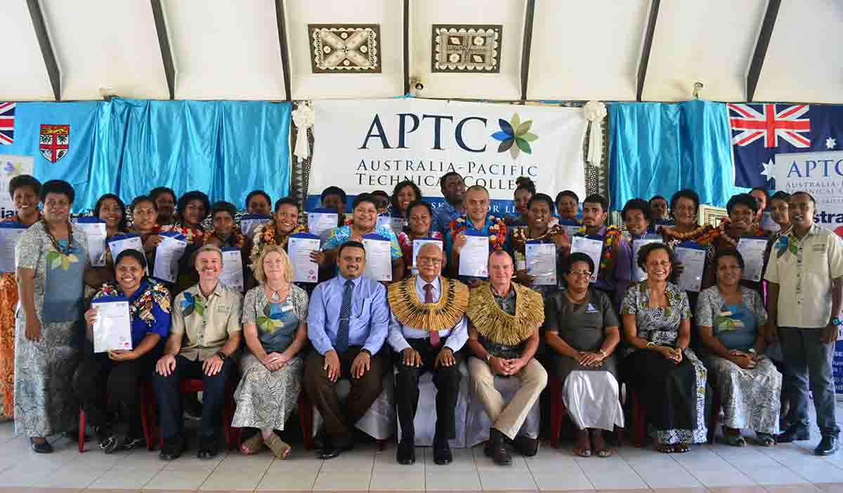 APTC Labasa Graduation official group photo. 