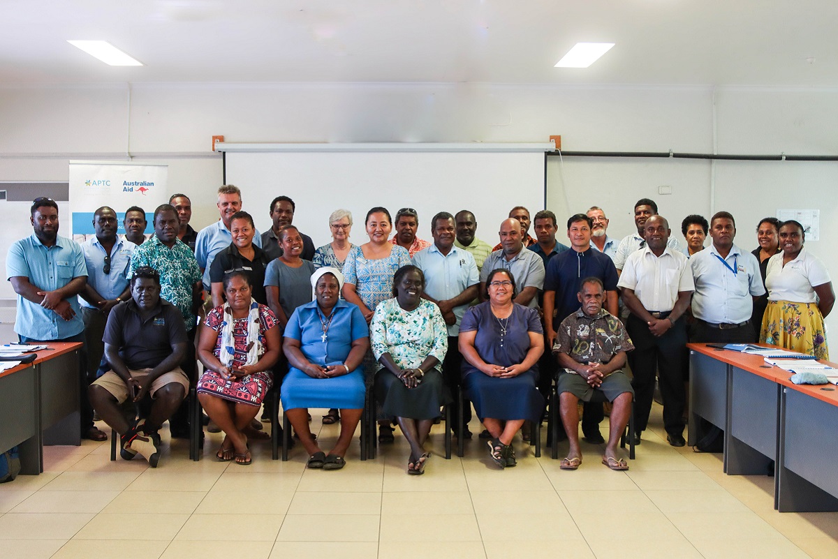 1. APTC staff joined key stakeholders from the TVET sector for the recent Annual Principals Conference in Honiara, Solomon - Copy